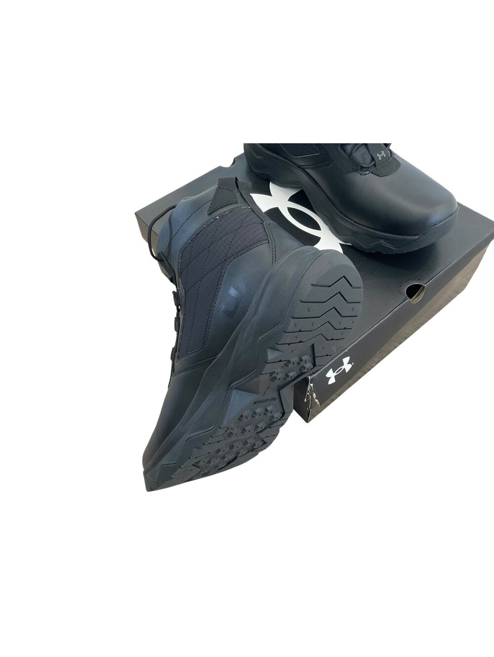 Under Armour Stellar G2 6" Tactical Boots Mens 13 Black Leather 3025578-001 - Picture 6 of 8